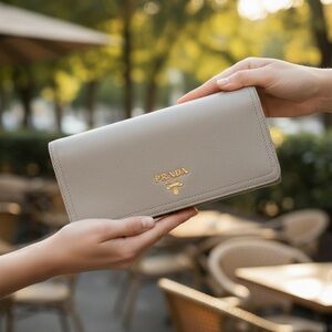 Prada Solft Calf leather wallet